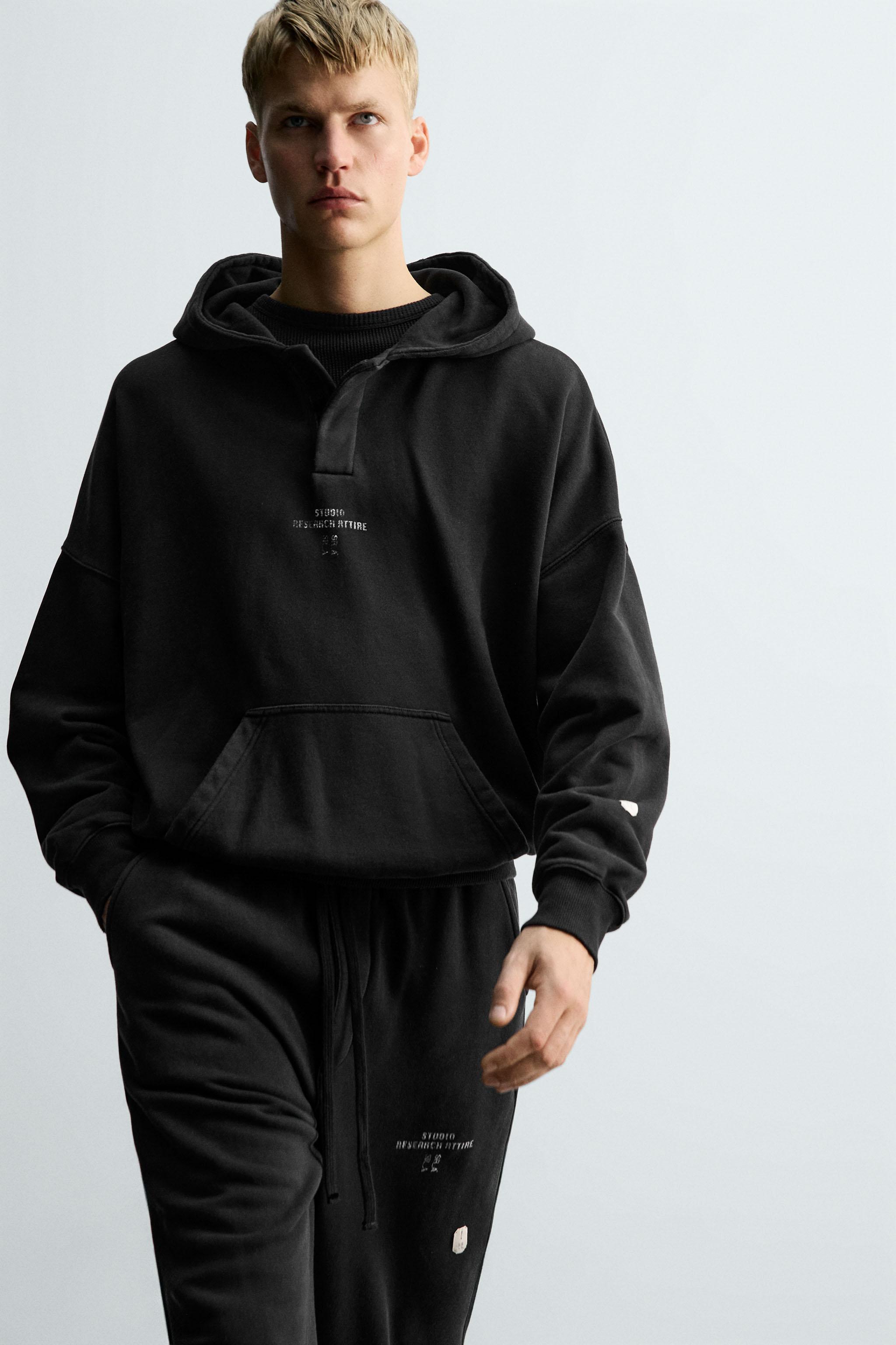HOODIE POUCH POCKET SWEATSHIRT X SR_A